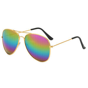 Unisex Aviator Sunglasses In Multicolor
